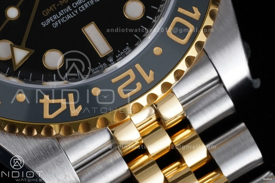 on Master V YG New Bold GRNR ARF GMT II Bracelet 856 SH3285 126713 Black Edition SS Dial Jubilee Best 0707